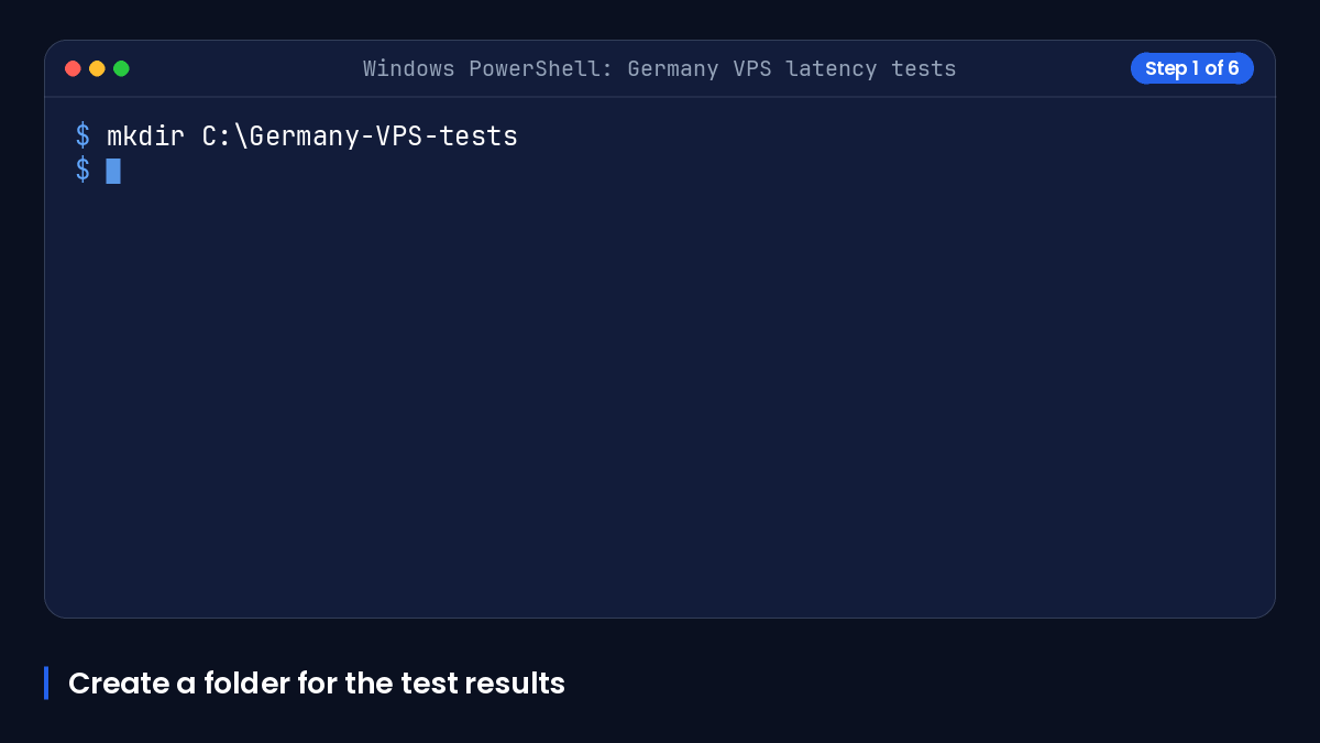 Animated Windows terminal showing commands that record route, pathping and HTTPS latency tests